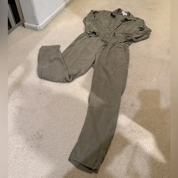 Cloth & Stone Olive Green Women's Jumpsuit - Picture 2 of 5